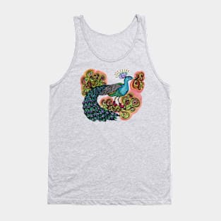 Sneaky Sneaker Peacock Tank Top